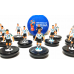 Subbuteo Andrew Table Soccer Argentina World Cup Team 2018 on Classic Hasbro Bases
